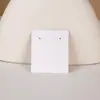 Venta Caliente Transfronteriza 6x7cm Tarjeta Vertical de Papel Kraft para Collares Cartón para Pendientes Empaque de Joyería de Papel Stock Listo