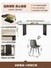 Lujo Ligero Minimalista Italiano Apartamento Pequeño Rectangular Hogar Estilo Retro Pizarra Combinación de Mesa y Sillas de Comedor Mesa de Comedor de Madera Maciza