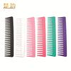 Peine de Plástico de Dientes Anchos, Peine de Dientes Grandes para Peinados Engominados, Cepillo para el Cabello Multifuncional con Masaje, Peine Antiestático para el Cuidado del Cabello en Stock