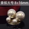 Pendientes de perla de doble cara con aguja de plata S925 Corea Joker personalidad femenina tamaño frontal y trasero pendientes joyería para el oído venta al por mayor