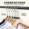 Etiquetas de Talla para Perchas de Ropa, Plástico Negro Redondo, Impresión a Doble Cara, Etiquetas de Talla para Ropa Infantil, Clips de Talla, Fabricante