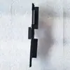 Ventilador de pressão negativa veneziana peça plástica fecho canto clipe acessório ventilador de exaustão industrial dobradiça saída de ar canto da janela
