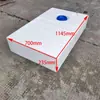 Tanque de Água para RV Carro de Jantar Móvel Montado no Teto Retangular Vertical e Horizontal Plástico Balde de Água Armazenamento de Água Grande Capacidade