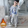 Conjunto de Sudadera de Otoño para Niños 2025 Nuevo Elegante Casual Ropa Deportiva para Niños Atuendo de Dos Piezas de Moda para Bebés