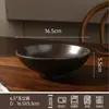 Bol Cerámico Negro Rosqueado Estilo Japonés Gran Capacidad Bol para Ramen Hogar Restaurante Bol para Sopa Resistente a Altas Temperaturas Vajilla Set Venta al por Mayor