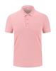 Novo Produto de Verão 2026: Camisa Polo Jacquard Estilo Floresta Gola Abacaxi Piquet Duplo Cor Sólida Lapela Destaque Live Stream Manga Curta Camiseta