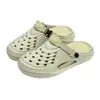 Zuecos de verano para hombre, nuevo estilo, uso bidireccional, zapatos de playa antideslizantes, versión coreana casual transfronteriza, pantuflas transpirables de suela blanda