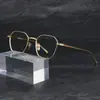 Fabricante Fornece Nova Armação de Óculos Redonda Danyang para Homens, Retro Tendência Ultra-Leve Titânio Puro, Pode Ser Equipado com Armação de Óculos para Miopia