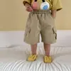Pantalones Cortos de Trabajo para Niños, Estilo Verano Delgado, Algodón Puro, Ropa Exterior para Niñas, Nuevo Modelo 2026, Corte Holgado para Bebés, Pantalones Casuales para Niños