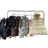 Novedad Otoño/Invierno 2026 Chaleco de Algodón Acolchado con Capucha de Moda Estilo Coreano para Mujer como Ropa de Abrigo Cálida