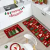 Set de Cocina Navideño de Dos Piezas de Amazon, Alfombrillas Largas Absorbentes y de Secado Rápido para Decoración del Hogar, Alfombrillas de Cocina Resistentes a Manchas y al Desgaste
