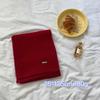 Bufanda de Navidad Ankora Roja/Roja de Año Nuevo Bufanda a Cuadros Invierno para Mujer Sentido de Alta Gama Cálido Chal Coreano de Año Nuevo