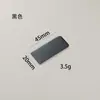 Atacado de fabricantes acessórios para notebook fivela metal escovado autoadesiva fivela de ferro fivela de papelaria hardware para bloco de notas de negócios