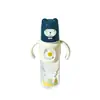 Biberón de Plástico para Bebé con Asa, Cuerpo Recto, Anticolico, Boca Estándar, 125ml, Fabricante de Vasos de Agua para Madre y Bebé, Venta al por Mayor Transfronteriza