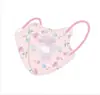 Mascarilla Infantil para Niñas de 4 a 12 Años, Protección de 14 Capas Kn95 con Tira Nasal 4Dkids