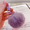 Hd843A025 Morado Otoño Tela Relleno de Algodón Muñeca Llavero de Coche Colgante Colgante de Bolso Cadena para Colgar el Teléfono Móvil