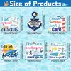 Adesivos Marítimos de Cruzeiro Adesivos Magnéticos Adesivos Decorativos de Desenho Animado Suprimentos para Festa Adesivos de Carro Adesivos de Geladeira Hatch Verão