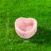 Micro-Paisagem Criativa Cesta de Bambu Artificial Modelo de Cesta de Bambu Paisagismo DIY Acessórios Decorativos Miniatura Enfeites Mini