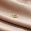 Clip para la Nariz en Forma de U Transfronterizo DIY Clip para la Nariz Europeo y Americano Sin Perforaciones Electrochapado de Cobre Oro Real de 18K Joyería Ajustable Venta Directa del Fabricante