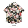 Camisa Hawaiana de Manga Corta Camisa de Manga Corta para Hombre Verano Nuevo Playa Camisa Floral Ropa de Pareja Camisa Holgada