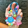 Colgante Llavero Unicornio con Cuentas para Mujer, Encanto Linda para Bolso, Accesorio Llavero de Coche, Pequeño Regalo al por Mayor