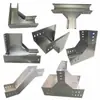Acessórios para rack de ponte conector de cotovelo braço de suporte suporte curva horizontal T horizontal conector de quatro vias curva de escalada ferro pintado em pó calha de cabos