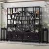 Nuevo mueble de tesoros múltiples estilo chino para sala de estar, mueble de tesoros múltiples de madera maciza, vitrina a juego para cama Luo Han