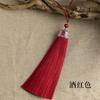 Chapéu de Bênção Longo de 14cm com Borlas e Tassel, DIY Artesanal Traje Antigo Dinastia Han Botão Pressionado Pingente de Borla para Pendurar Lanterna Venda por Atacado