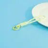 Nuevo Parche de Dopamina Tejido a Mano con Nudos Cadena para Teléfono DIY Llavero con Cierre de Primavera Colorido Material