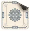 Alfombrilla de ratón transfronteriza, alfombrilla de mahjong con patrón floral personalizado, alfombrilla de mesa para ajedrez y juegos de mesa, alfombrilla de mahjong europea y americana, estilo americano XU