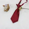 Corbata Pequeña Profesional Doble Pieza Color Sólido Estilo K Negro Borgoña Corta Corbata para Camisa de Mujer Uniforme Escolar Estudiante Niños