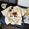 [muñeca tridimensional] camiseta de algodón de manga corta para niños y niñas, verano, holgada, estilo coreano, con muñeca