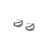 Pendientes de metal con circonita geométrica de temperamento simple para fans de la literatura coreana Pendientes de网红 Pendientes de personalidad de moda Venta al por mayor Tendencia