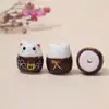 Nuevo color gato exquisito diy accesorios de joyería vintage cerámica gato de la suerte cuentas sueltas cerámica pintada gato de la suerte