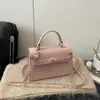 Bolso de Alta Gama con Cierre de Llave, Bolso de Mano de Calidad Transfronteriza, Bolso de Hombro Clásico a la Moda, Bolso Cruzado Versátil para el Día a Día