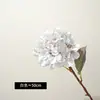 Flores de Hortensia Artificiales de Colores Otoñales Transfronterizos para Decoración del Hogar y Bodas, Ramo de Novia, Flores de Hortensia Artificiales Occidentales