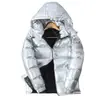 Moda Inverno 2026 Estilo Coreano Casal Tendência Roupas à Prova de Frio Jaqueta Curta Brilhante Engrossada Masculina para Exterior