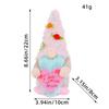 Muñeca sin rostro de amor para el Día de la Madre Jingchen decoración de escritorio tela bosque muñeca de anciano decoración venta al por mayor