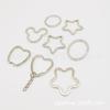 Llave de Metal Especial con Forma de Corazón de Cinco Puntas Flor de Ciruelo Manzana Llave de Metal Especial con Forma de Producto Real Precio