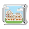 Módulo Italiano Transfronterizo de Amazon Pulsera DIY Soldadura de Acero Inoxidable Accesorios de Edificio Emblemático Pirámide Egipcia