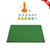Alfombrilla de Golf Personal para Golpear Espesada Versión Swing y Chipping Pequeña Alfombrilla para Golpear de Interior Alfombrilla de Práctica para el Hogar Alfombrilla para Golpear