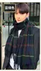 Bufanda tipo cachemir para mujer otoño e invierno nueva pareja casual japonesa versátil bufanda gruesa cálida pata de gallo borla