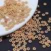 Zhongxing Cor Dourada 14K Que Preserva a Cor Floco de Neve DIY Acessórios de Joias Feitos à Mão Pulseira Colar Contas Espaçadoras para Joias Materiais