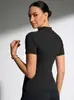 Ropa Transfronteriza, Deportes al Aire Libre, Tops de Yoga a la Moda, Camisetas para Mujer, Secado Rápido, Ropa de Yoga de Alta Elasticidad, Ropa de Verano para Mujer