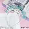 Sombrero de Cumpleaños Brillo FelizCumpleaños Feliz Cumpleaños Aro para el Cabello Diadema Pasador Diosa Vestido para Fiesta de Cumpleaños