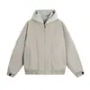Chaqueta para Hombre Tangkezhe Estilo Nuevo Primavera y Otoño con Diseño Falso de Dos Piezas, Chaqueta con Capucha Deportiva para Exteriores de Contraste de Color