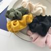 Celebridad de Internet Estilo Ins Banda para el Cabello de Intestino Grueso Cuerda para el Cabello para Mujeres Lindo Seda Francesa y Satén Gasa Diadema para Atar el Cuero Cabelludo y Anudada