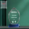 Compañía de Trofeos de Cristal Reunión Deportiva del Evento Certificado de Entrenamiento Metálico Premio Institucional Trofeo Metálico Chapado en Oro de Cinco Puntas