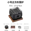Nova Grelha Pequena Estilo Japonês, Grelha Quadrada para Churrasco, Grelha Portátil para Preparar Chá, Frigideira Grelha Antiaderente para Exterior, Utensílios de Cozinha