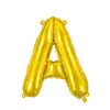 Globos de Letras en Inglés de 40 Pulgadas Papel de Aluminio Dorado Fiesta de Cumpleaños Fabricante Venta al por Mayor Globos de Letras de Papel de Aluminio para Fiesta